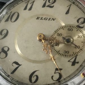 Elgin Open Face Pocket Watch 17 Jewels Running !!!